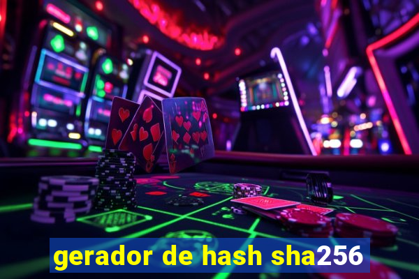 gerador de hash sha256