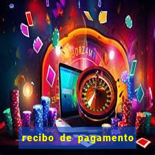 recibo de pagamento em word