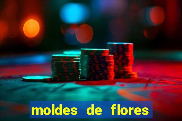 moldes de flores gigantes para imprimir