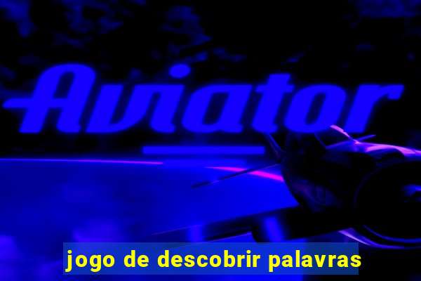 jogo de descobrir palavras