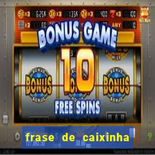 frase de caixinha de natal