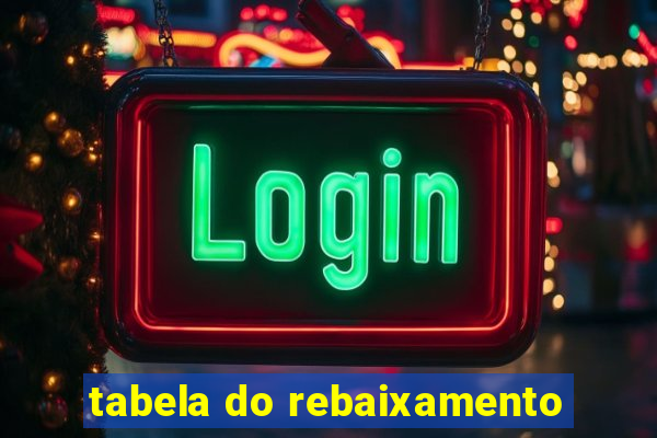 tabela do rebaixamento