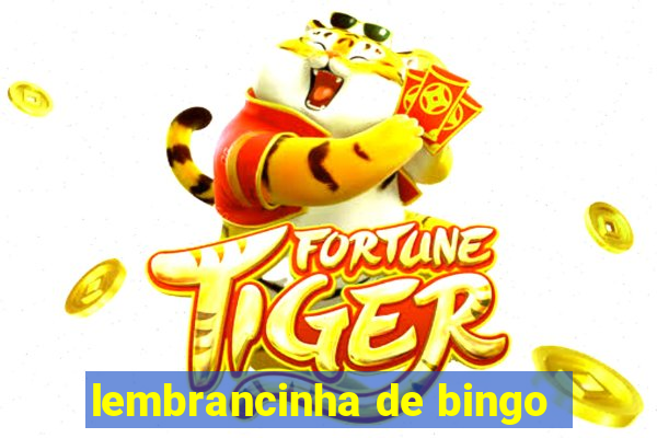 lembrancinha de bingo