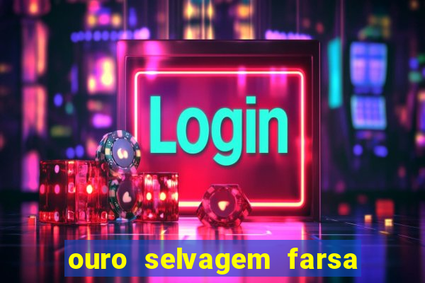 ouro selvagem farsa ouro selvagem o que aconteceu
