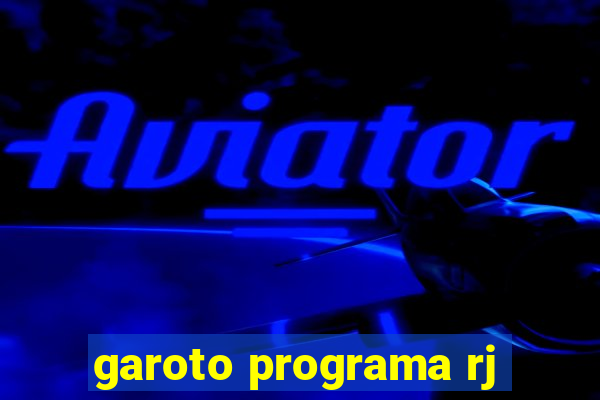 garoto programa rj