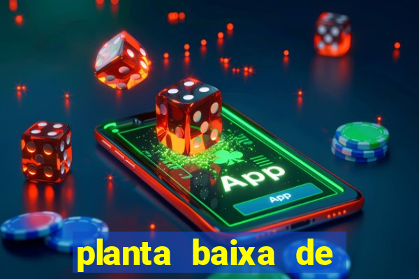 planta baixa de campo de futebol society