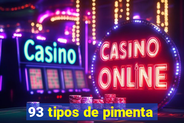 93 tipos de pimenta
