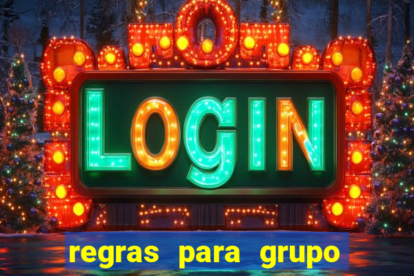 regras para grupo de futebol no whatsapp