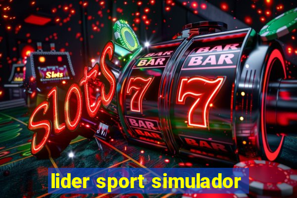 lider sport simulador