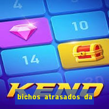 bichos atrasados da loteria federal