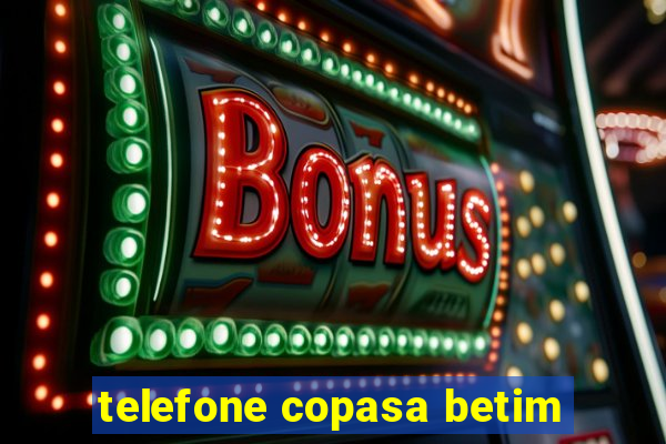 telefone copasa betim