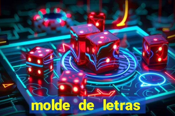 molde de letras feliz natal para imprimir