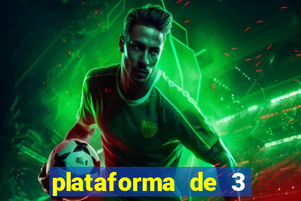 plataforma de 3 reais jogo