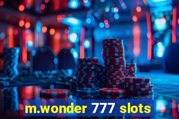 m.wonder 777 slots
