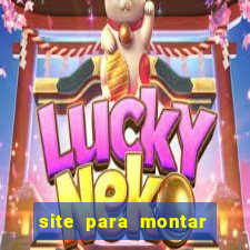 site para montar time de futebol