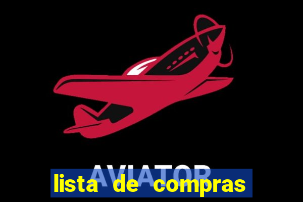 lista de compras supermercado completa