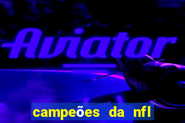 campeões da nfl desde 1920