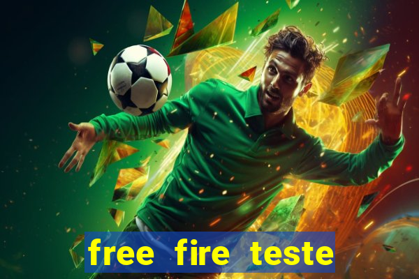 free fire teste grátis jogar agora