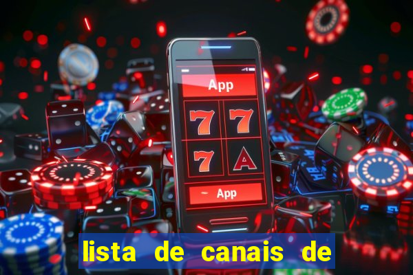 lista de canais de esporte iptv
