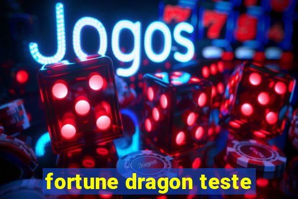 fortune dragon teste