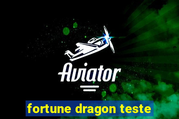 fortune dragon teste