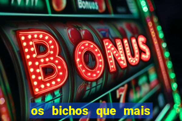os bichos que mais saem na loteria federal