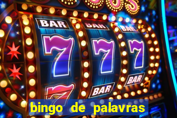 bingo de palavras cha de bebe
