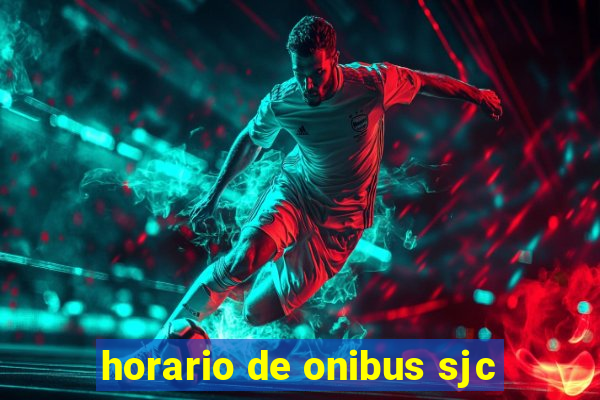horario de onibus sjc