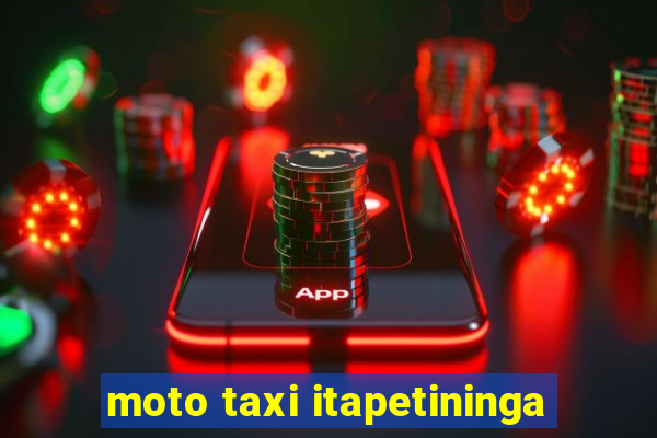 moto taxi itapetininga