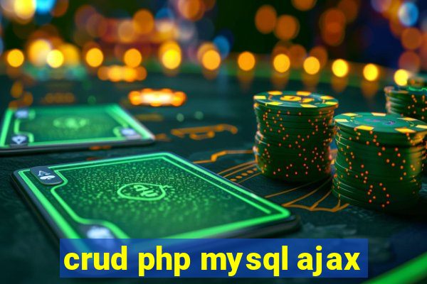 crud php mysql ajax