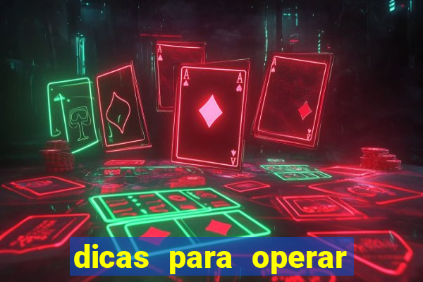 dicas para operar na iq option