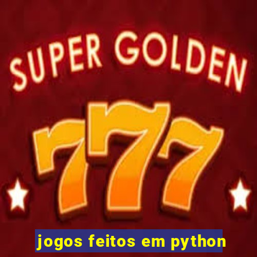 jogos feitos em python
