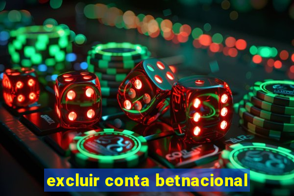 excluir conta betnacional