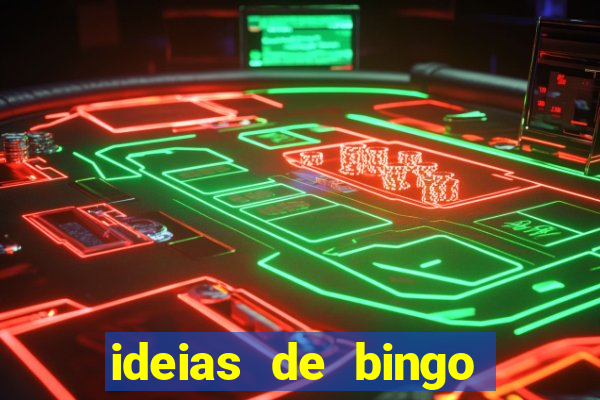 ideias de bingo para o natal