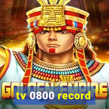 tv 0800 record