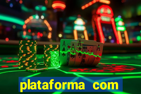 plataforma com porcentagem de ganhos
