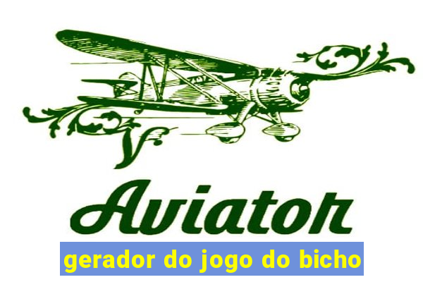 gerador do jogo do bicho