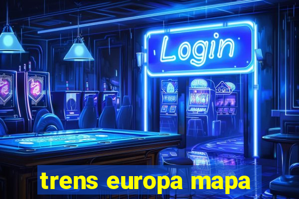 trens europa mapa