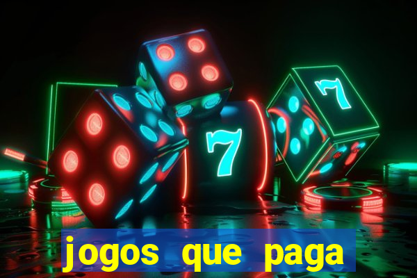 jogos que paga dinheiro de verdade no pix