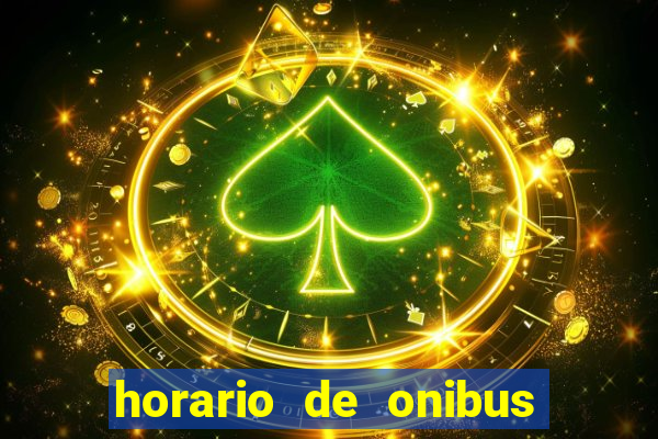 horario de onibus santos dumont x juiz de fora