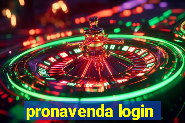 pronavenda login