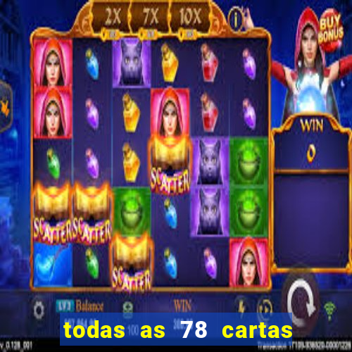 todas as 78 cartas do tarot