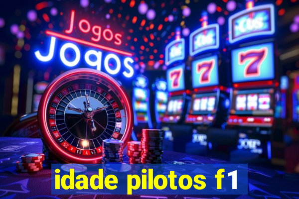 idade pilotos f1