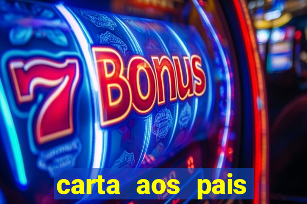 carta aos pais rubem alves