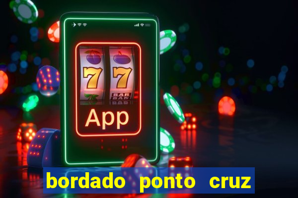 bordado ponto cruz do corinthians