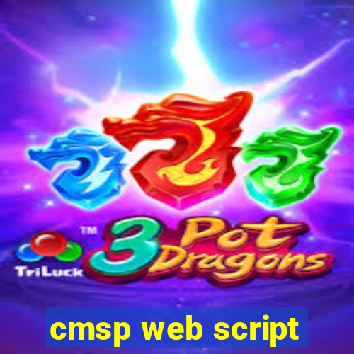 cmsp web script