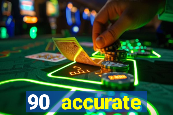 90 accurate football predictions
