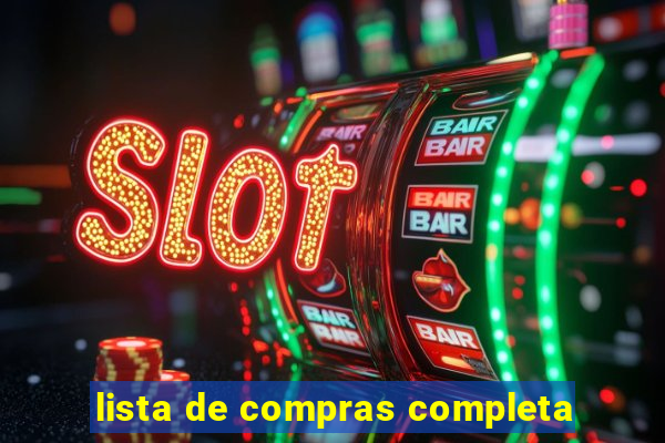 lista de compras completa
