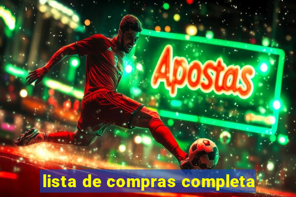lista de compras completa