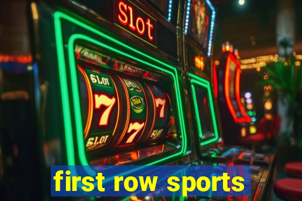 first row sports